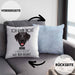 Labrador Besitzer Kissen mit Füllung 40x40 Geschenk Lustiger Spruch Geschenkidee Ich Kann Nicht Mein Labrador Hat Nein Gesagt (Grau) Blau Trendation