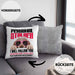 Cocker Spaniel Besitzerin Kissen mit Füllung 40x40 Geschenk Lustiger Spruch Geschenkidee Personal Stalker (Grau) Grau Trendation