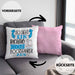 So Sieht Ein Richtig Cooler Bootsfahrer Aus Geschenk Kissen mit Füllung 40x40 Lustiger Spruch Geschenkidee (Grau) Rosa Trendation