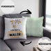 Maler Geschenk Kissen mit Füllung 40x40 So Gut Kann Nur Ein Maler Aussehen Geschenkidee (Grau) Grün Trendation