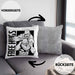MMA-Kissen mit Füllung 40x40 Geschenk für MMA-Kämpfer Geschenkidee Free Hugs (Grau) Grau Trendation