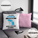 Puzzler Geschenk Kissen mit Füllung 40x40 Lustiger Spruch Ich Bin Puzzler Warum Weil Ich Es Kann Geschenkidee Bester Puzzler Geburtstag (Grau) Rosa Trendation