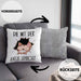 Katzen-Besitzerin Kissen mit Füllung 40x40 Geschenk Die Mit Der Katze Spricht Geburtstag (Grau) Grau Trendation