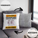 Survival-Experte Kissen mit Füllung 40x40 Geschenk Lustiger Spruch Geschenkidee für Survival-Experte Achtung Hochleistungs Survival-Experte Bei Der Arbeit (Grau) Grau Trendation