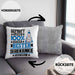 Serienjunkie Geschenk Lustiger Spruch für Serienjunkie Geschenkidee Bester Serienjunkie Der WeltKissen mit Füllung 40x40 (Grau) Grau Trendation