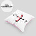 Ice Hockey Kissen mit Füllung 40x40 Geschenk für Ice Hockey Spieler :( + Eishockey = :) Lustige Geschenkidee Geburtstag (Grau) Rosa Trendation