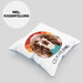 Cocker Spaniel Besitzer Kissen mit Füllung 40x40 Geschenk Lustiger Spruch Geschenkidee Cocker Spaniel Mama Papa (Grau) Blau Trendation