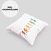 Volleyball Geschenk Kissen mit Füllung 40x40 Evolution Coach Herren Mädchen Kaffee Zubehör Volleyball-Spieler Spielerin (Grau) Rosa Trendation
