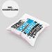 Schwimmsportler Geschenk Lustiger Spruch für Schwimmsportler Geschenkidee Bester Schwimmsportler Der WeltKissen mit Füllung 40x40 (Grau) Rosa Trendation