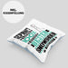 Snowshoer Geschenk Lustiger Spruch für Snowshoer Geschenkidee Bester Snowshoer Der WeltKissen mit Füllung 40x40 (Grau) Blau Trendation