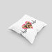 Yorkie Besitzer Kissen mit Füllung 40x40 Geschenk Lustiger Spruch Geschenkidee Herzschlag Yorkie (Grau) Grau Trendation