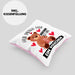 Kuscheln Geschenk Kissen mit Füllung 40x40 Teddy Halb Mensch Halb Bärchen Ich Bin Ein Märchen Geschenkidee (Grau) Rosa Trendation