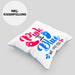 Kissen mit Füllung 40x40 Gender Reveal Geschenk Pink Or Blue We Love You Baby Überraschung (Grau) Blau Trendation