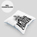Bassist Kissen mit Füllung 40x40 Geschenk Bass-Spieler Geschenkidee Bass It's Like Guitar But Cooler (Grau) Blau Trendation