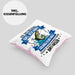 Lustige Kissen mit Füllung 40x40 für Angler Lustiger Spruch Geschenkidee (Grau) Rosa Trendation