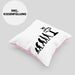 Fluglotse Kissen mit Füllung 40x40 Geschenk Flughafen Arbeiter Geschenkidee Evolution (Grau) Rosa Trendation