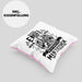 Tattoo Kissen mit Füllung 40x40 Spruch Tätowiererin Geschenk Frauen Geschenkidee (Grau) Rosa Trendation