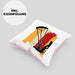 Kitesurfing Kissen mit Füllung 40x40 Geschenk für Kitesurfer Geschenkidee Bunte Grafik (Grau) Rosa Trendation