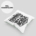 Fussballer Kissen mit Füllung 40x40 Geschenk Fussballspieler Geschenkidee Zum Fussball Spielen Geboren Zur Schule Gezwungen (Grau) Grün Trendation