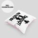 Yoga Kissen mit Füllung 40x40 Geschenk für Yogalehrer Männer Geschenkidee Problem und Lösung Yoga (Grau) Rosa Trendation
