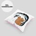 Galaxie Capybara Kissen mit Füllung 40x40 Capybara Tier Geschenk für Capybara Liebhaber (Grau) Rosa Trendation