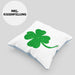 St Patricks Day Kissen mit Füllung 40x40 Klee Kleeblatt Irisch Irland Geschenkidee (Grau) Blau Trendation