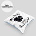 Boule Kissen mit Füllung 40x40 Geschenk Boule-Spieler Geschenkidee Spruch Mir Reichts Ich Geh Boule Spielen (Grau) Blau Trendation