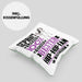 Hip-Hop-Fan Geschenk Lustiger Spruch für Hip-Hop-Fan Geschenkidee Bester Hip-Hop-Fan Der WeltKissen mit Füllung 40x40 (Grau) Grün Trendation