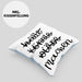 Hätte Könnte Würde Machen Kissen mit Füllung 40x40 Motivation Entrepreneur Sprüche Selbstständig (Grau) Blau Trendation