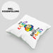 Lustige LGBTQ-Kissen mit Füllung 40x40 mit dem Spruch "I'm The Rainbow Sheep In The Family" Schwule Lesben (Grau) Grün Trendation
