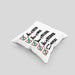 Rudern Kissen mit Füllung 40x40 Geschenk Ruderer Rudergerät Catch Drive Release Recover Repeat Ruder-Verein Geschenkidee (Grau) Grau Trendation