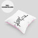 Elefant Kissen mit Füllung 40x40 Geschenk Für Elefanten-Liebhaber Geschenkidee Herzschlag (Grau) Rosa Trendation