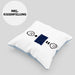 Alaska Kissen mit Füllung 40x40 Geschenk für Alaska-Liebhaber Urlaub Lustige Geschenkidee :( + Alaska Flagge = :) Geburtstag (Grau) Blau Trendation