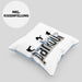 Kissen mit Füllung 40x40 für Parkour Fans Geschenk für Urbanen Sports Sportler Freerunning (Grau) Blau Trendation