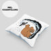 Galaxie Capybara Kissen mit Füllung 40x40 Capybara Tier Geschenk für Capybara Liebhaber (Grau) Blau Trendation
