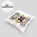 Border Collies Besitzer Kissen mit Füllung 40x40 Geschenk Lustiger Spruch Geschenkidee I Work Hard So My Border Collies Can Have A Better Life (Grau) Rosa Trendation