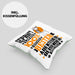 Abenteurreisender Geschenk Lustiger Spruch für Abenteurreisender Geschenkidee Bester Abenteurreisender Der WeltKissen mit Füllung 40x40 (Grau) Grün Trendation