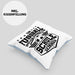 Fussballer Kissen mit Füllung 40x40 Geschenk Fussballspieler Geschenkidee Zum Fussball Spielen Geboren Zur Schule Gezwungen (Grau) Blau Trendation