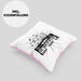 Keyboard Spieler Kissen mit Füllung 40x40 Geschenk für Keyboarder Musiker Band Geschenkidee (Grau) Rosa Trendation