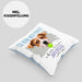 Jack Russell Besitzer Kissen mit Füllung 40x40 Geschenk Lustiger Spruch Geschenkidee Besitzerin Ich Bin Nicht toll Aber Mein Jack Russell Ist Es (Grau) Blau Trendation