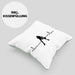 Basketball Kissen mit Füllung 40x40 Geschenk Basketballspieler Coach Trainer Geschenkidee Lustige Kissen mit Füllung 40x40 Basketballer Jungs Jungen (Grau) Grün Trendation