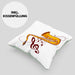 Lustige Saxofon-Kissen mit Füllung 40x40 Geschenk Saxofonspieler Geschenkidee (Grau) Grün Trendation