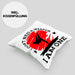Karate-Kissen mit Füllung 40x40 Geschenk Kampfsport-Fans Jiu Jitsu Geschenkidee I Dont Need A Weapon I Am One (Grau) Grün Trendation