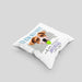 Jack Russell Besitzer Kissen mit Füllung 40x40 Geschenk Lustiger Spruch Geschenkidee Besitzerin Ich Bin Nicht toll Aber Mein Jack Russell Ist Es (Grau) Grau Trendation