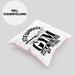 Stewardess Kissen mit Füllung 40x40 Geschenk Flight Attendant Flugbegleiter Geschenkidee (Grau) Rosa Trendation