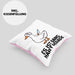 Dank Meme Kissen mit Füllung 40x40 Ganz Gans Besitzer Wortspiel Es Ist Gans Hart Gerade Geschenkidee Depressionen (Grau) Rosa Trendation