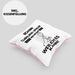 Curling-Spieler Geschenk Kissen mit Füllung 40x40 Lustiger Spruch Ich Bin Curling-Spieler Warum Weil Ich Es Kann Geschenkidee Bester Curling-Spieler Geburtstag (Grau) Rosa Trendation