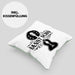 Bassist Kissen mit Füllung 40x40 Geschenk Bass-Spieler Geschenkidee Basst Scho Spruch (Grau) Grün Trendation