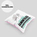 Bandmitglied Geschenk Kissen mit Füllung 40x40 Ich Bin Bandmitglied Aber Sag Doch Einfach Superheld Lustige Geschenkdiee für Bandmitglied (Grau) Rosa Trendation