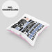Musikfestival-Besucher Geschenk Kissen mit Füllung 40x40 Lustige Geschenkidee für Musikfestival-Besucher Geburtstag Niemand Ist Perfekt Aber Als Musikfestival-Besucher Ist Man Nah Dran (Grau) Rosa Trendation